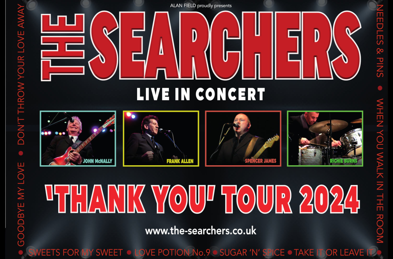 The Searchers Thank You Tour 2024 What's On Reading
